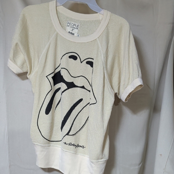 NWOT Raglan Tee. Super Soft People Of Leisure Rolling Stones Shirt. XL - Picture 4 of 6